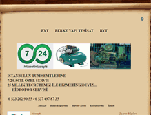 Tablet Screenshot of hidrofortamircisi.com